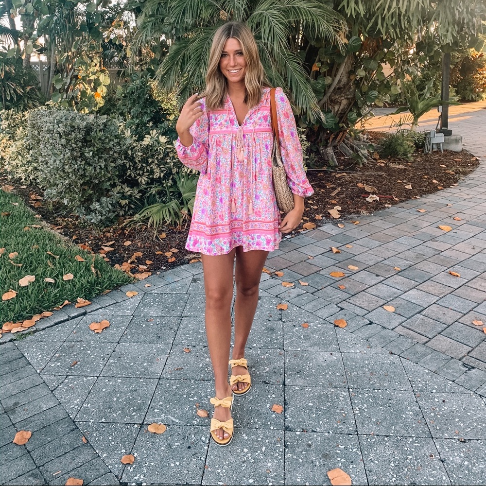 Colorful dress/cover up.